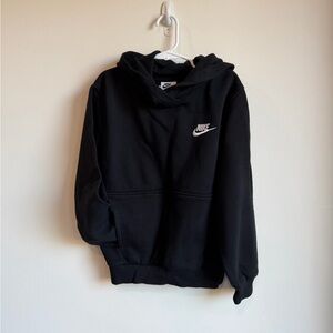 Kids Nike Sportswear Black Fleece Sweatshirt